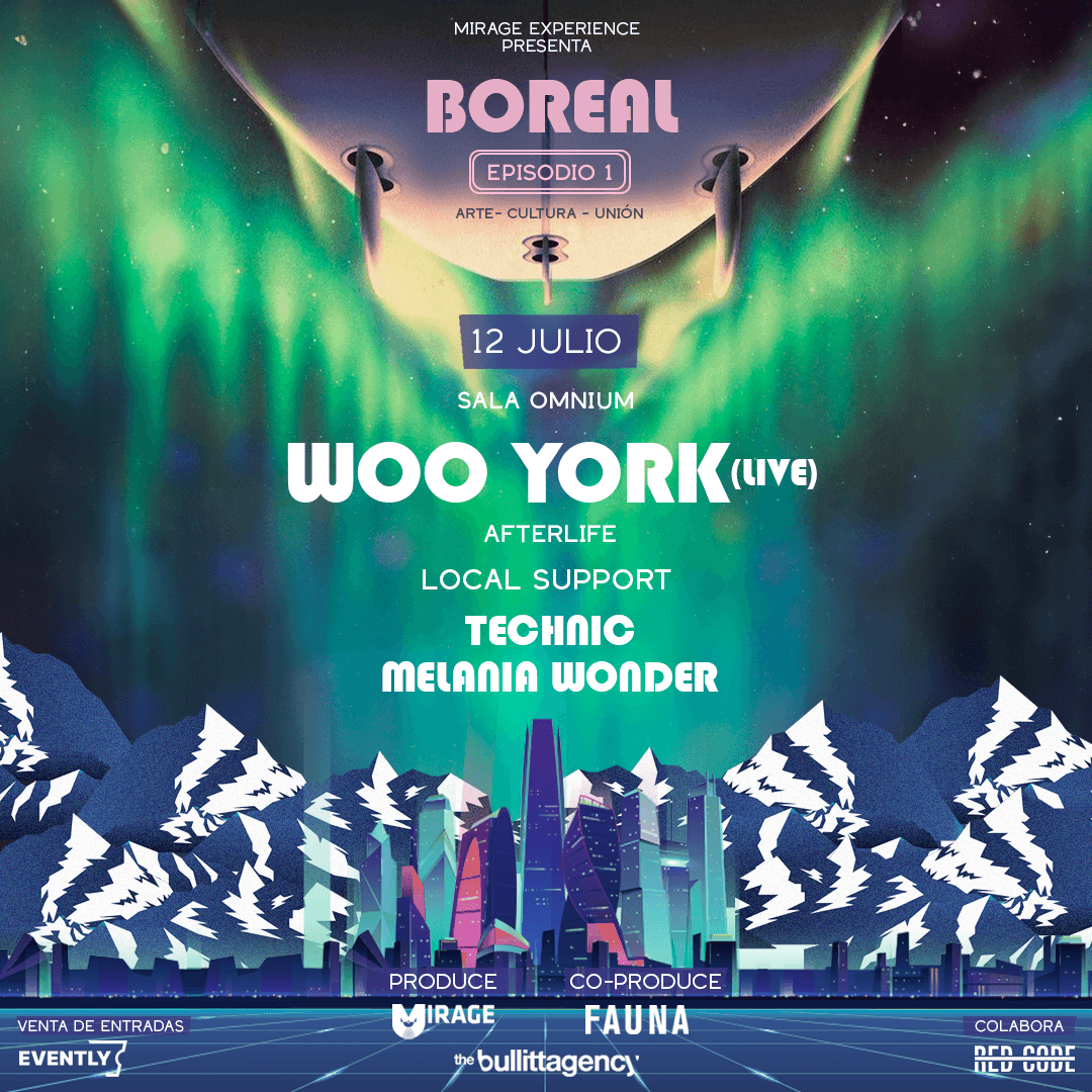 BOREAL presenta: WOO YORK LIVE @ Sala Omnium image}